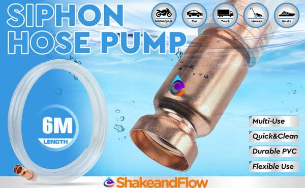 Shake&flowSiphon 6 Meters Hose